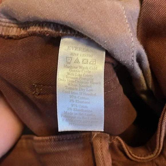 Everlane Womens The Cotton Twill Short Rosewood Brown Size 0 - Picture 7 of 7